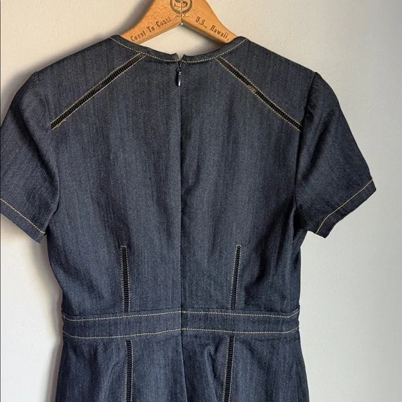 NEW Cinq à Sept Giana Stretch Denim Minidress 4 - Picture 8 of 13